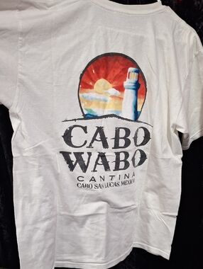 Cabo Wabo Cantina White Short Sleeve Graphic Tee